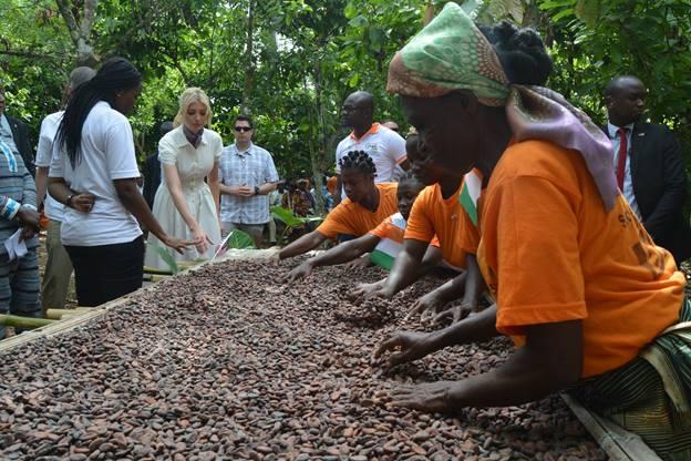 cote-divoire-ivanka-trump-annonce-un-nouveau-partenariat-public-prive-pour-les-femmes-dans-lindustrie-du-cacao