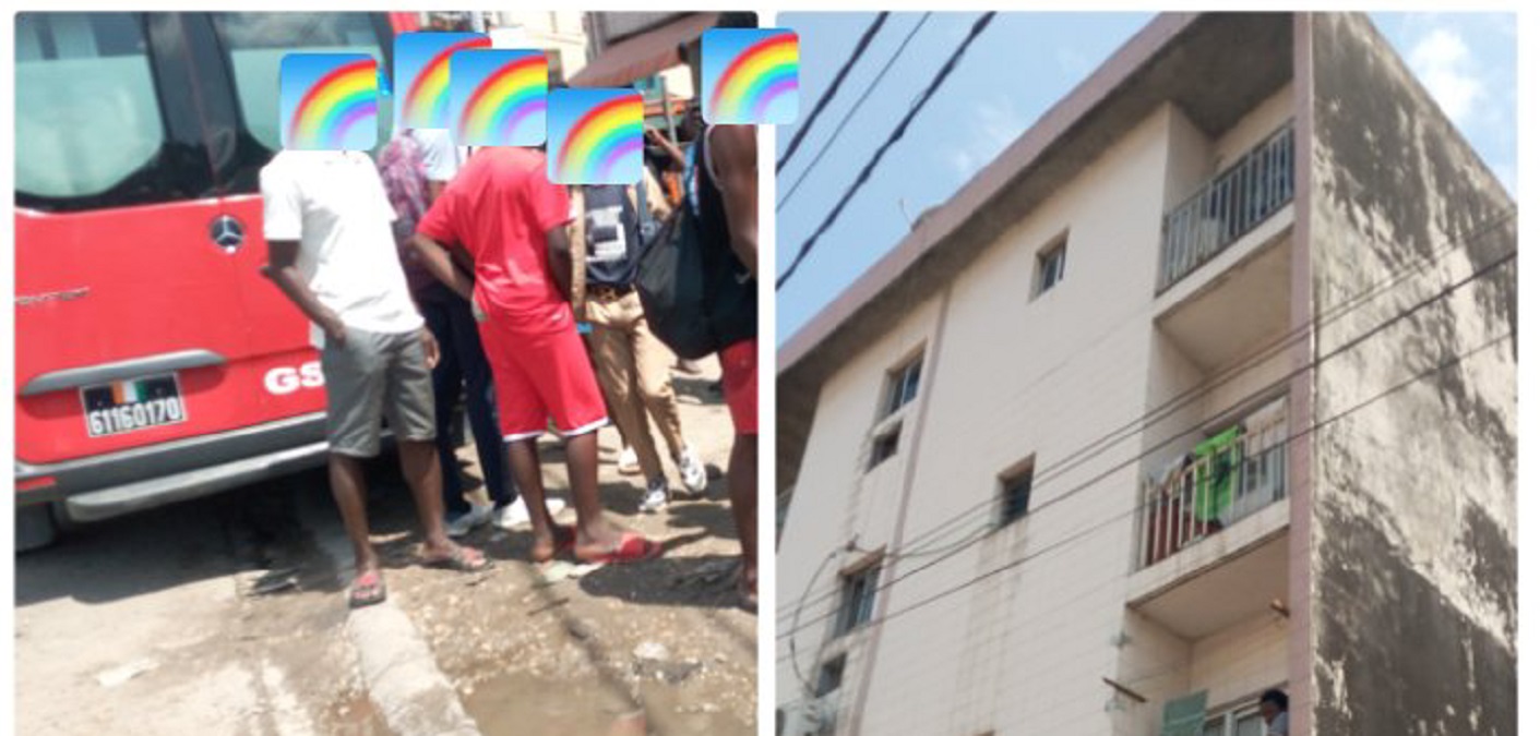 Drame à Koumassi: Une femme se jette du 3e étage d'un immeuble avec son enfant