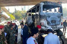 Syrie : un attentat meurtrier contre un bus militaire a provoqué la mort le plusieurs  personnes