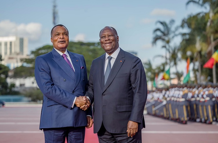 en-visite-officielle-en-cote-divoire-le-president-congolais-denis-sassou-nguesso-salue-la-clairvoyance-du-president-alassane-ouattara-qui-donne-des-resultats
