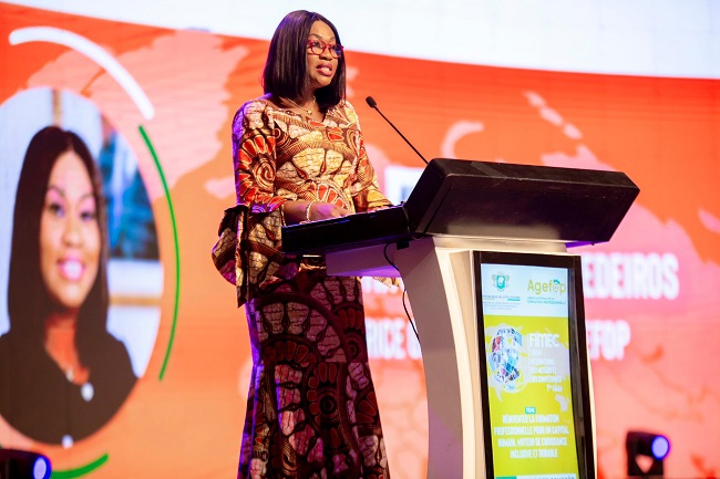 Ouverture du premier forum international des métiers et des compétences : la directrice générale de l’AGEFOP, Karitia Coulibaly définit les objectifs