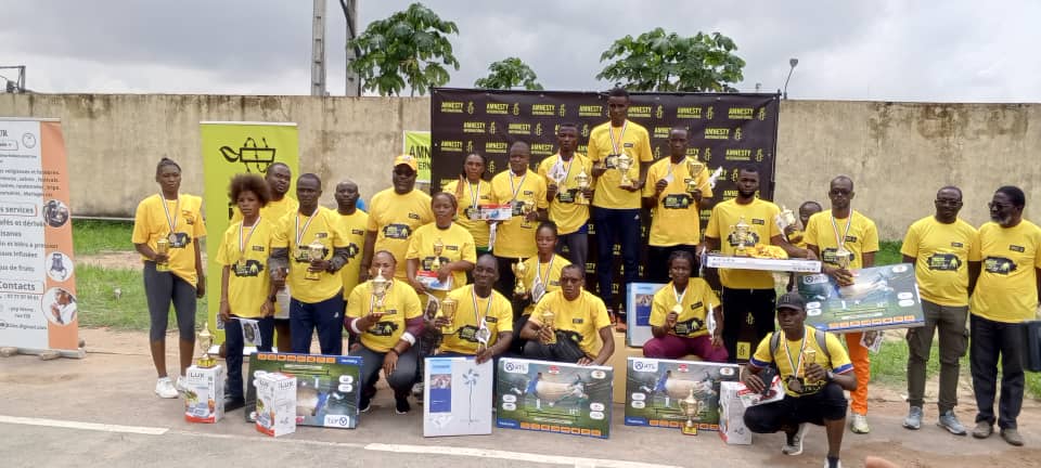 Côte d’Ivoire : Amnesty International célèbre ses 64 ans avec un cross populaire pour les droits humains
