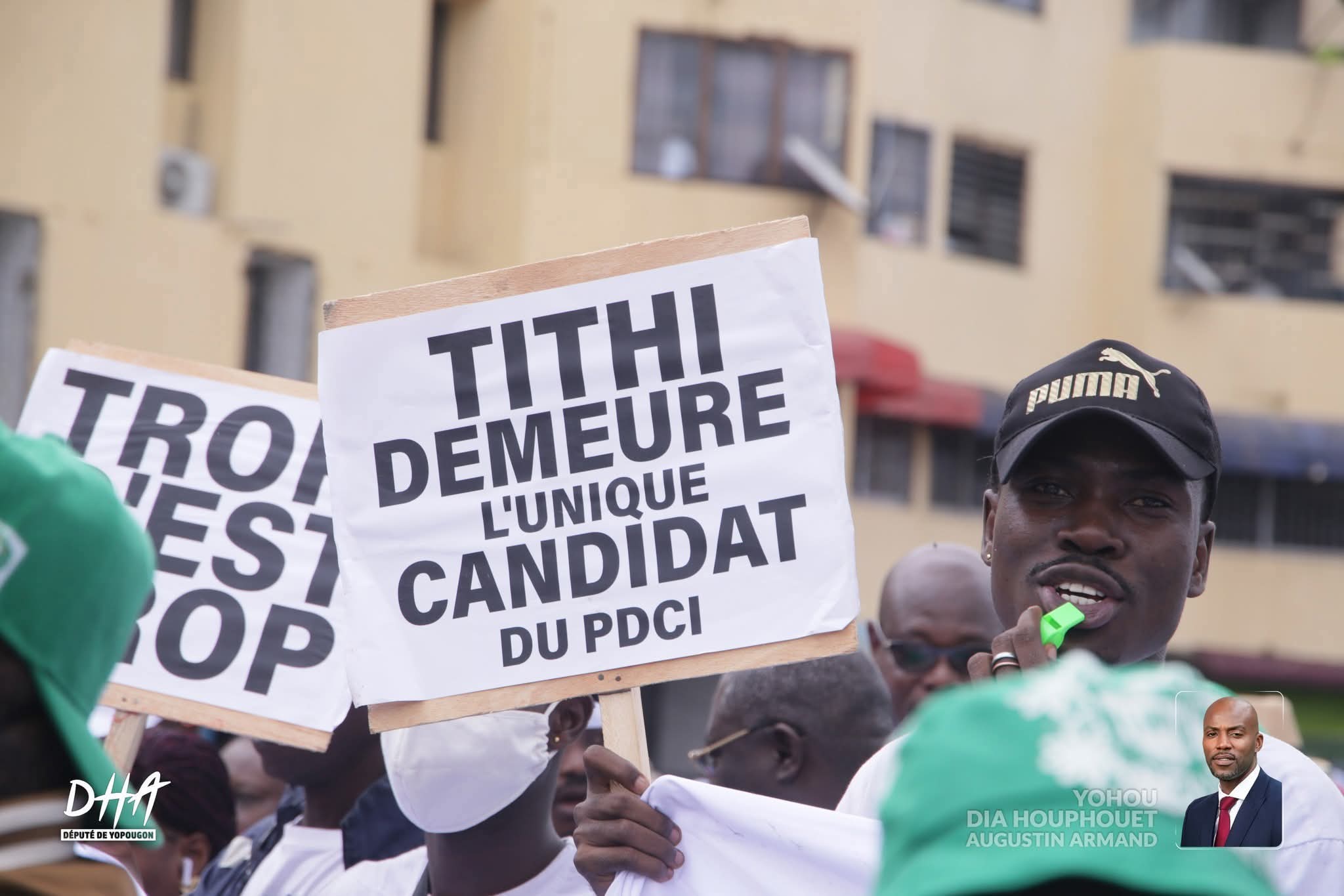 Présidentielle 2025 : forte mobilisation des militants du PDCI pour protester contre la radiation de Tidjane Thiam