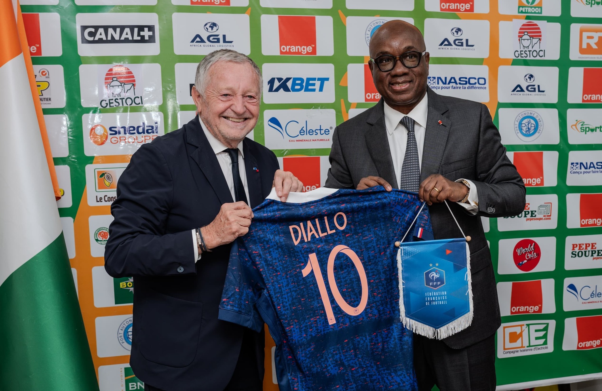 Finale de la Ligue féminine française à Abidjan : Jean-Michel Aulas en mission pour le rayonnement du football féminin