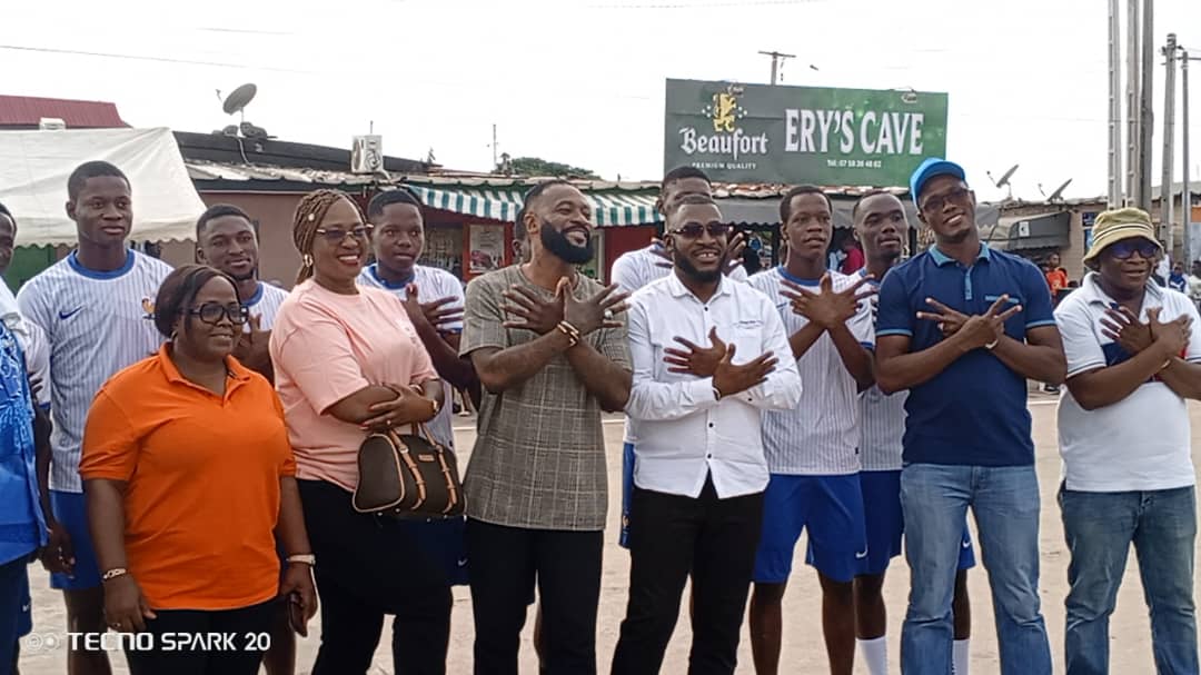 Coup d’envoi du Tournoi Maracana ZO à Marcory, Éric Gnamaka Dogbo allie sport, éducation et engagement communautaire