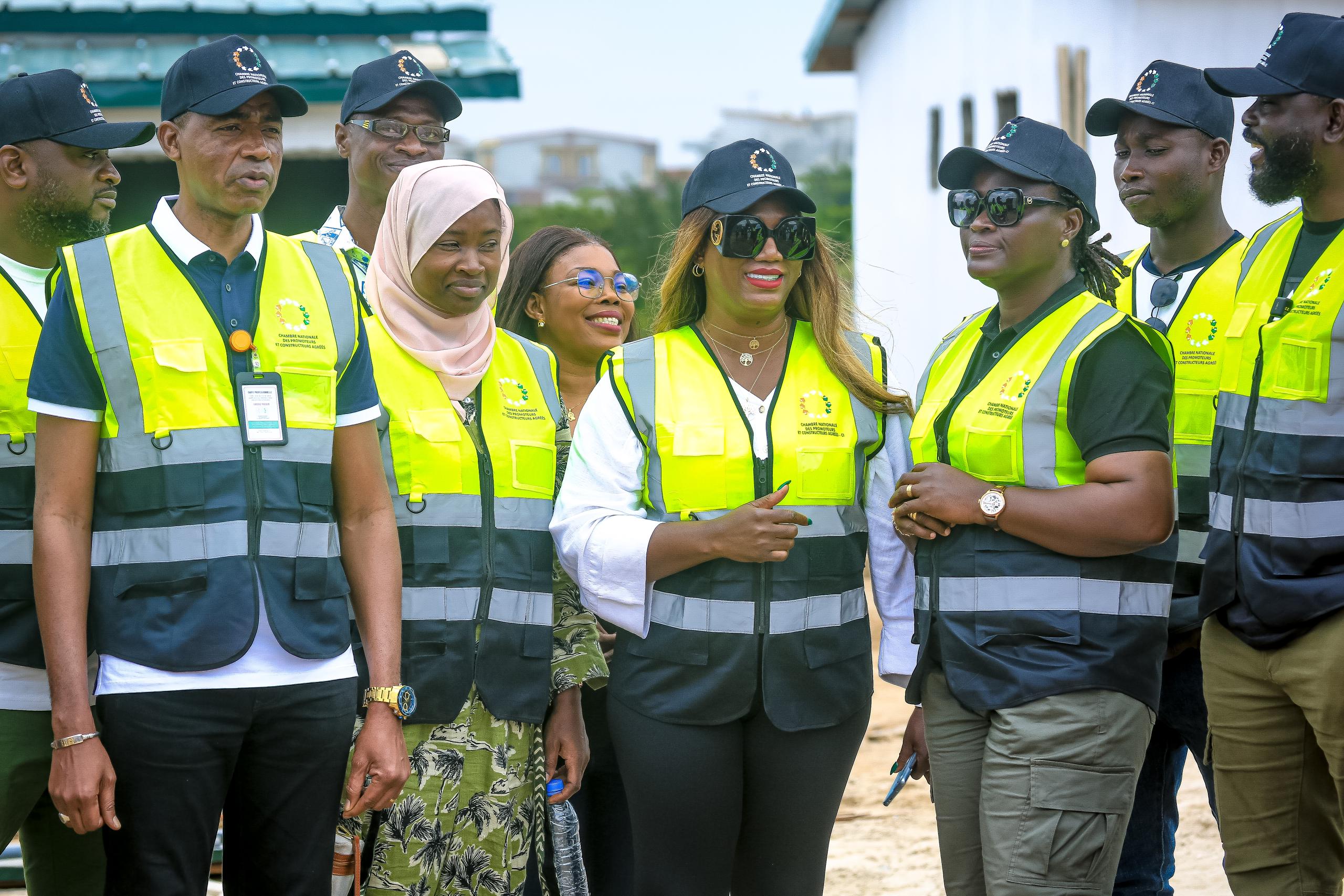 Promoteurs et constructeurs agréés de Côte d’Ivoire : La Chambre nationale entame sa tournée nationale des chantiers de ses membres