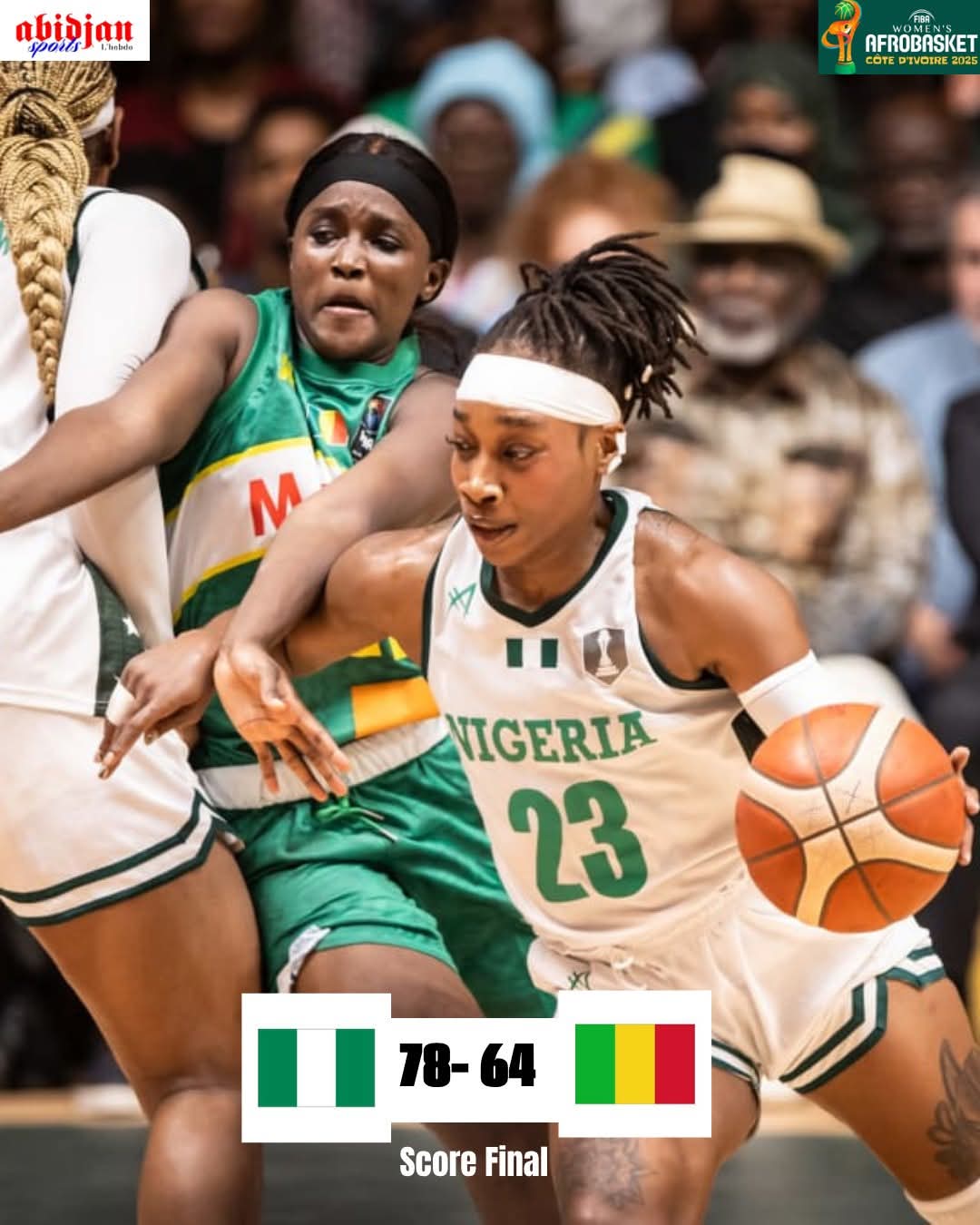 Afrobasket féminin 2025 : le Nigeria domine le Mali et s’offre un cinquième titre consécutif