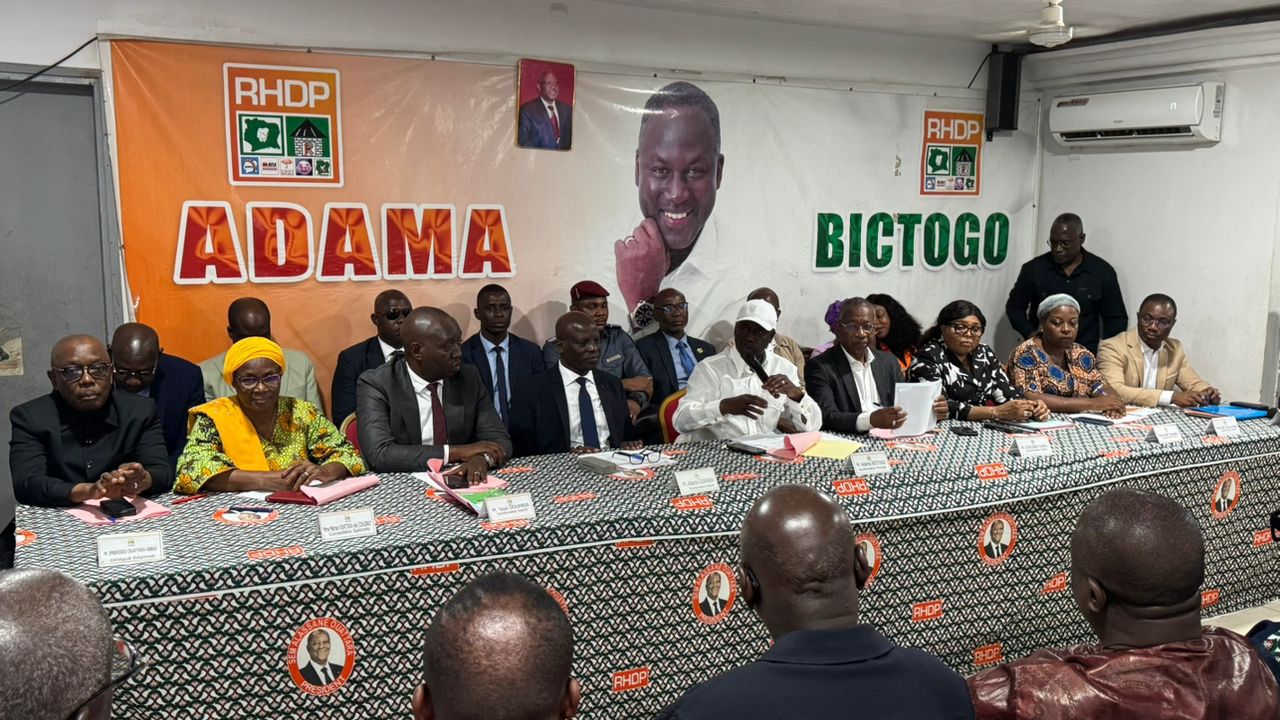Yopougon : Adama Bictogo lance la mobilisation du RHDP pour la présidentielle 2025