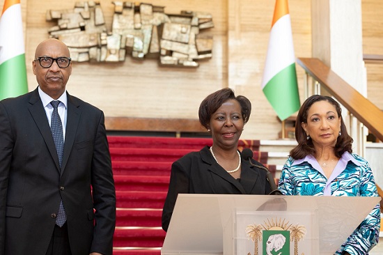 Coopération : Louise Mushikiwabo et Alassane Ouattara échangent sur la collaboration entre l'OIF et la Côte d'Ivoire
