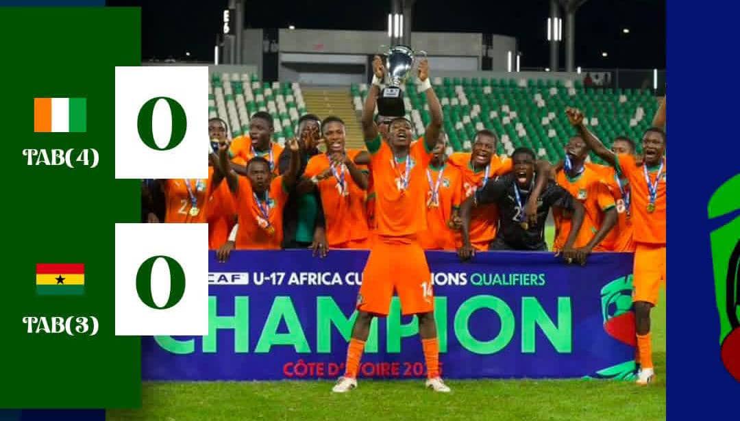 Finale UFOA-B : les Éléphanteaux s’imposent face au Ghana aux tirs-au-but
