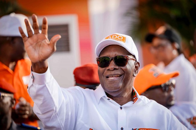 présidentielle 2025 : alassane ouattara réélu au premier tour avec 89,77 % des voix