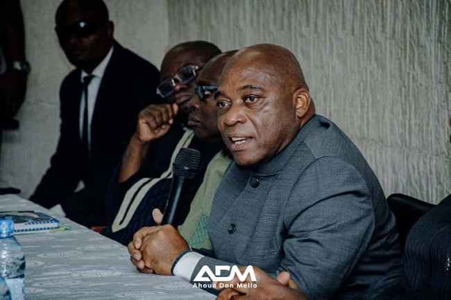 législatives 2025 : ahoua don mello encourage les cadres du ppa-ci engagés dans la course