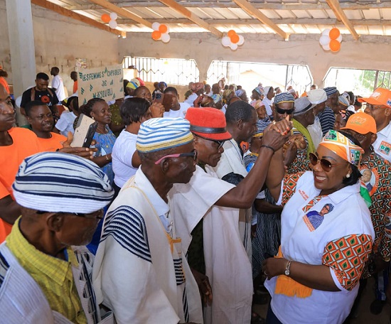 Clôture de campagne à Toulepleu : Anne Ouloto-Lamizana Confiante de la Victoire du RHDP