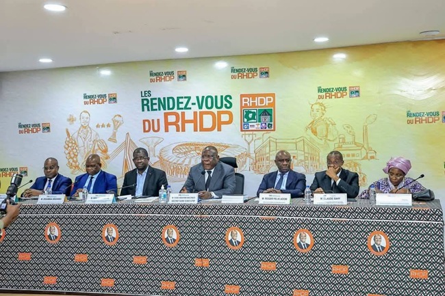 les députés rhdp conviés à une rencontre avec alassane ouattara à la présidence de la république