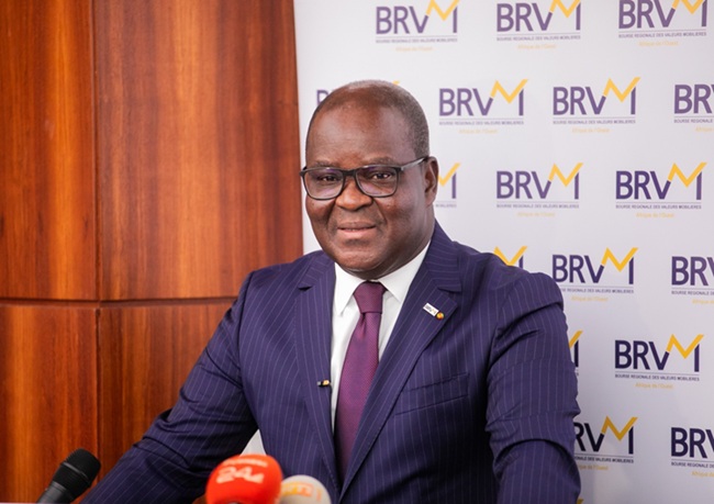 Bourse: le directeur général de la BRVM présente des performances consolidées et une vision stratégique à l’horizon 2030