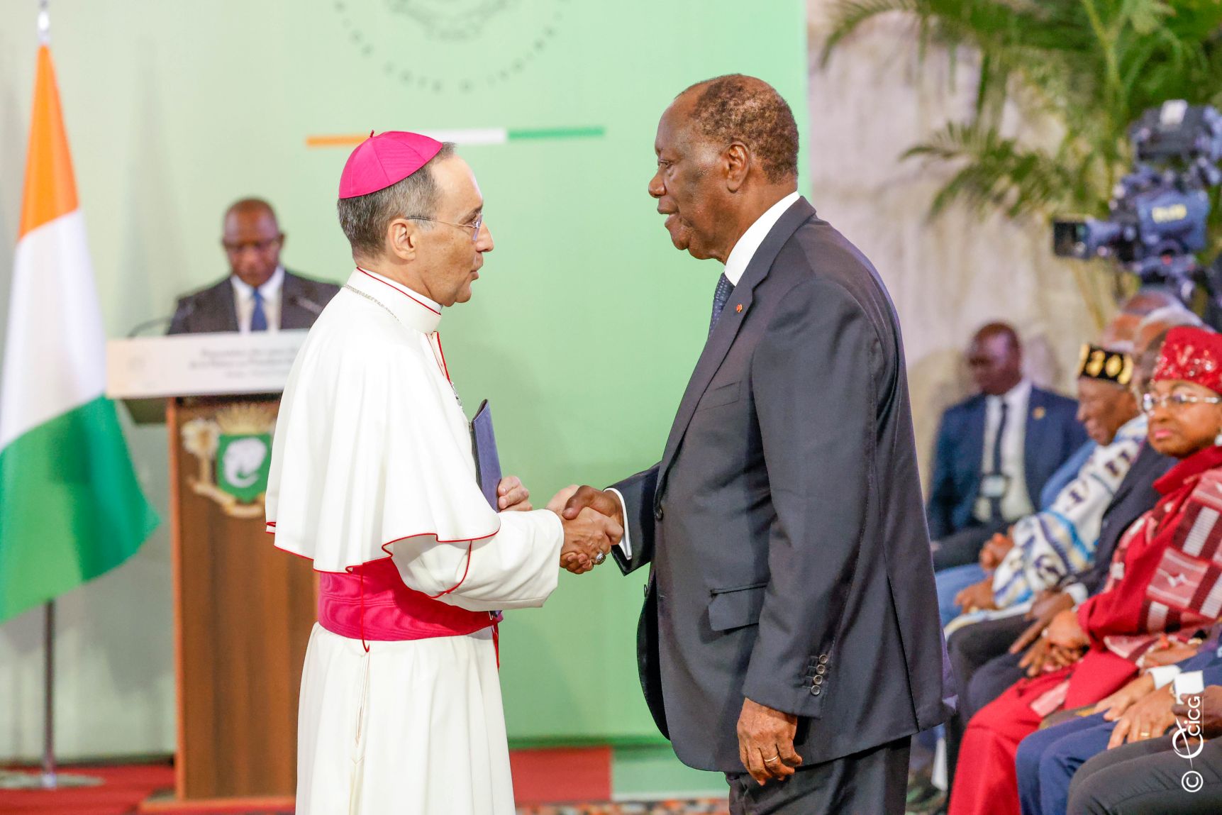 Vœux du nouvel an : le nonce apostolique assure de la disponibilité des pays à accompagner la Côte d'Ivoire à renforcer la stabilité et la paix