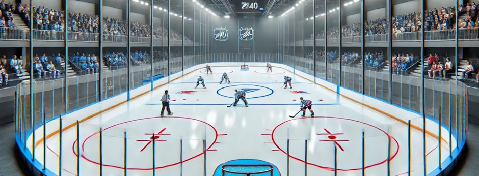 Pourquoi la taille de la patinoire est essentielle pour la tactique en hockey