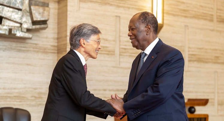 Côte d’Ivoire–FMI : Alassane Ouattara et Kenji Okamura réaffirment leur engagement pour une coopération renforcée