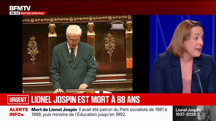 france : l'ancien premier ministre lionel jospin est mort à l'âge de 88 ans