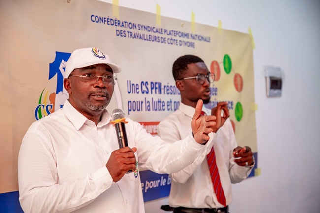 Fête du Travail 2026 : la Confédération syndicale Plateforme nationale des Travailleurs de Côte d’Ivoire met sur la table des revendications majeures