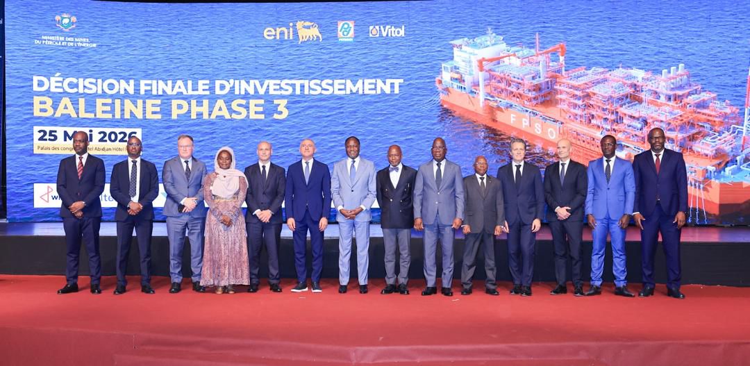 Hydrocarbures : 4 milliards de dollars engagés pour la phase 3 du gisement Baleine