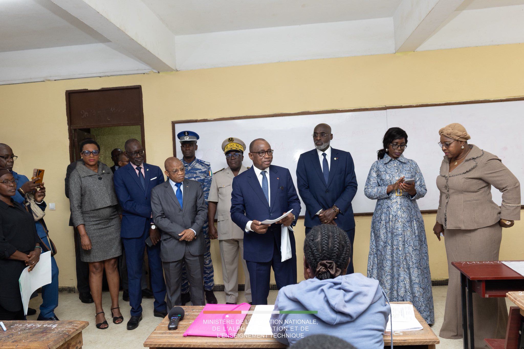 BEPC 2026 : N’Guessan Koffi lance les épreuves écrites et appelle les candidats ainsi que les parents à la confiance