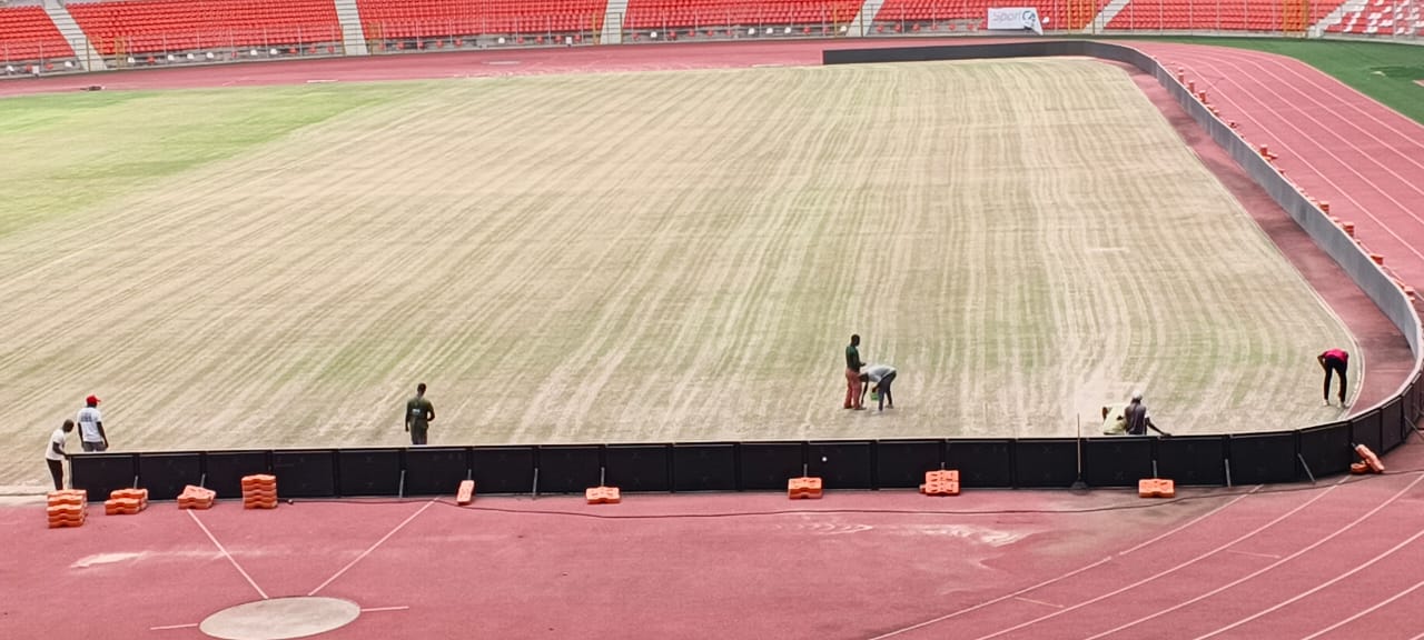 L’ONS lance une vaste opération de remise à niveau des pelouses des stades de la CAN 2023