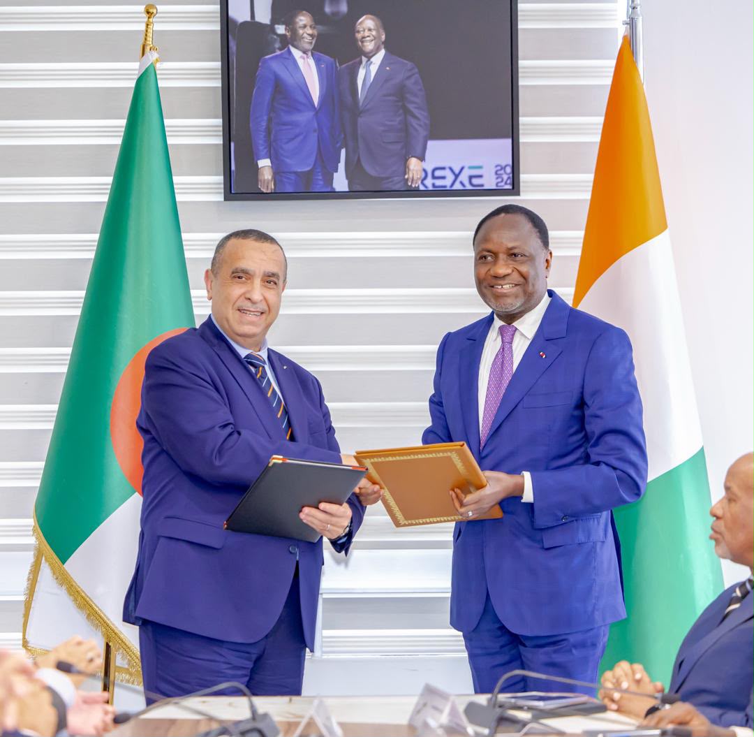 Énergie : la Côte d’Ivoire et l’Algérie signent un accord-cadre de coopération