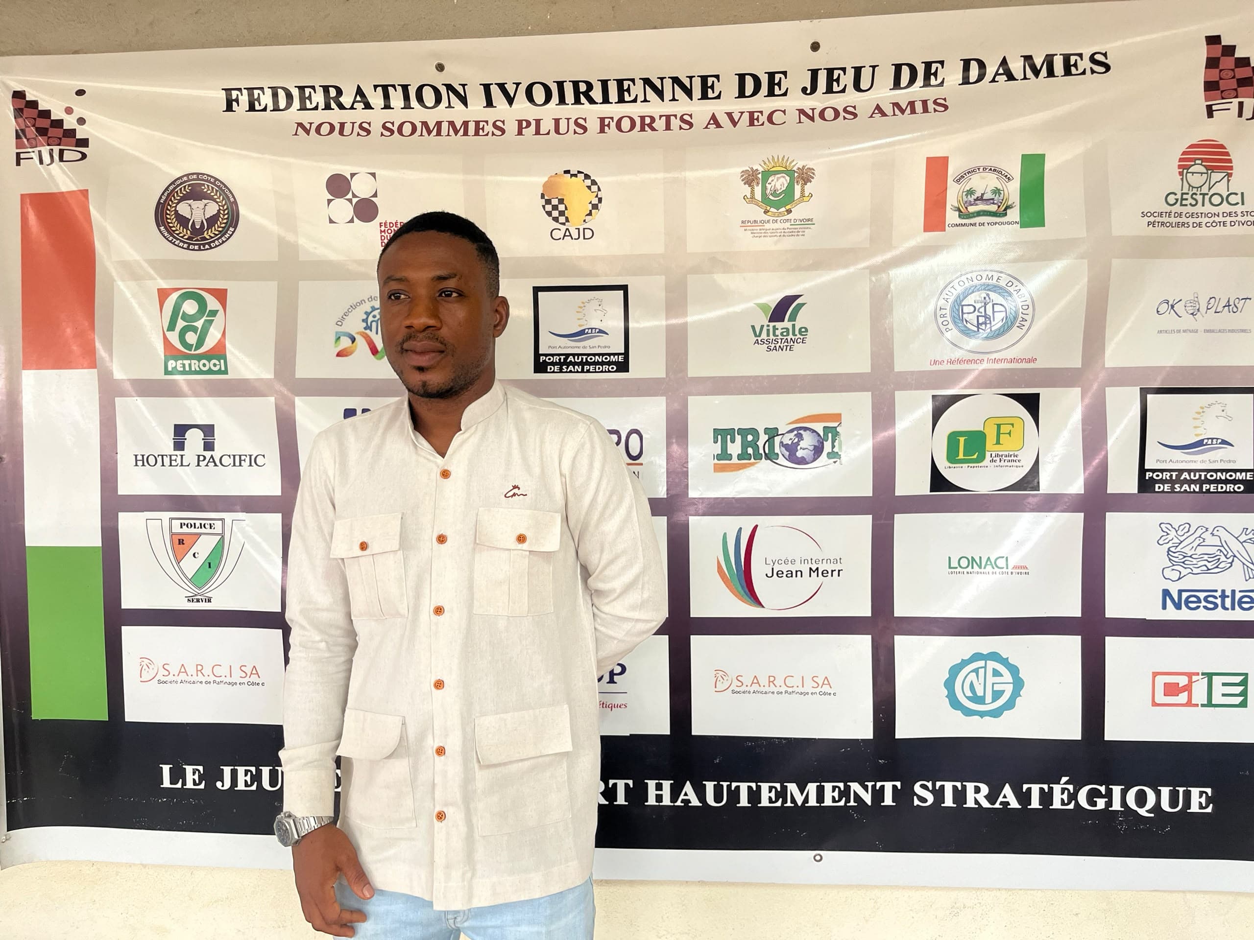 Jeu de dames - championnat national de 3e division 2026 : Luckson Konan sacré champion
