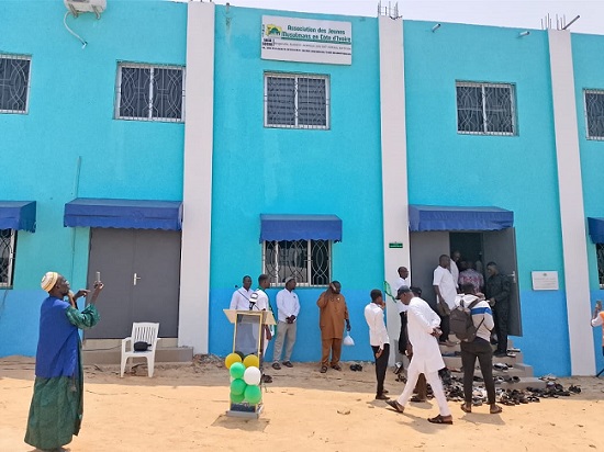 Le Cheick Aïma Ousmane Diakité inaugure le nouveau siège national de l’Association des jeunes musulmans en Côte d’Ivoire