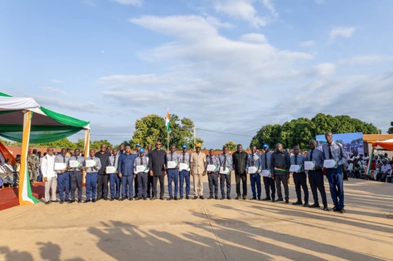 Inauguration du centre de service civique Amadou Gon Coulibaly de Tioroniaradougou : Amadou Coulibaly préside la sortie de la première cohorte de 500 volontaires