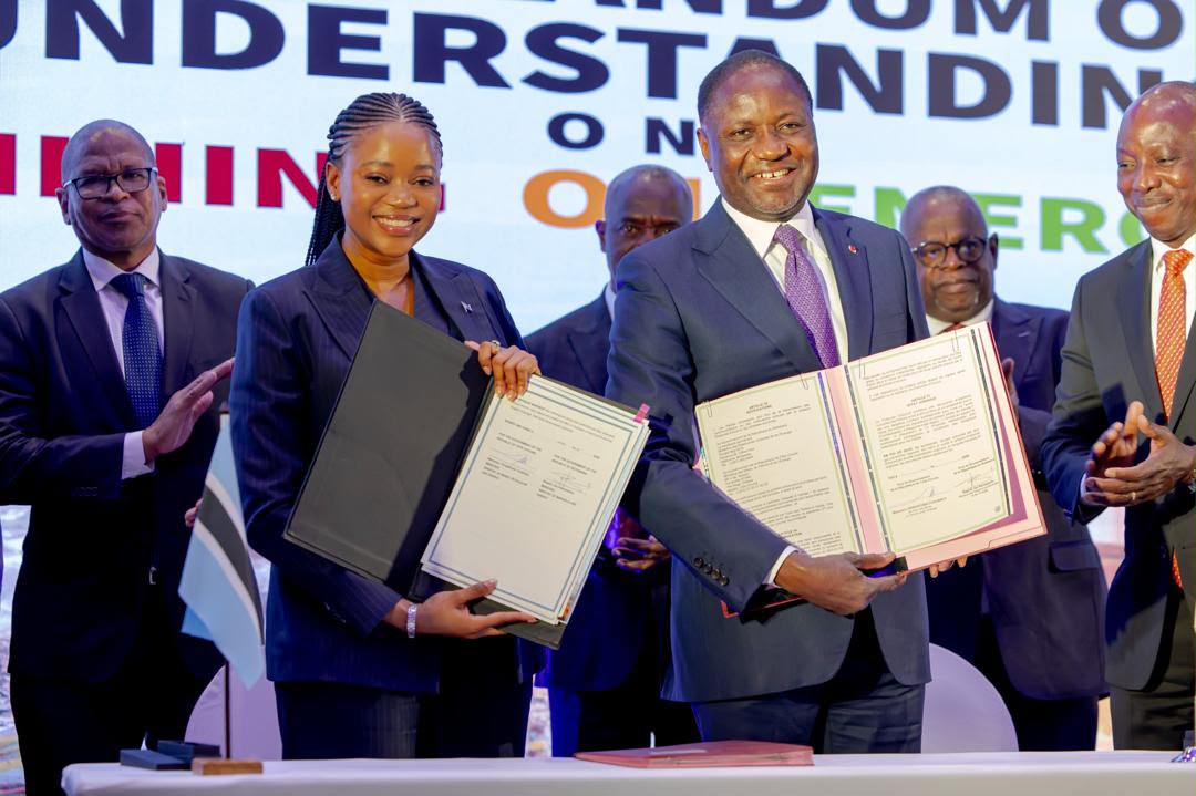 Coopération minière : La Côte d'Ivoire mise sur l'expertise botswanaise pour bâtir une industrie minière intégrée