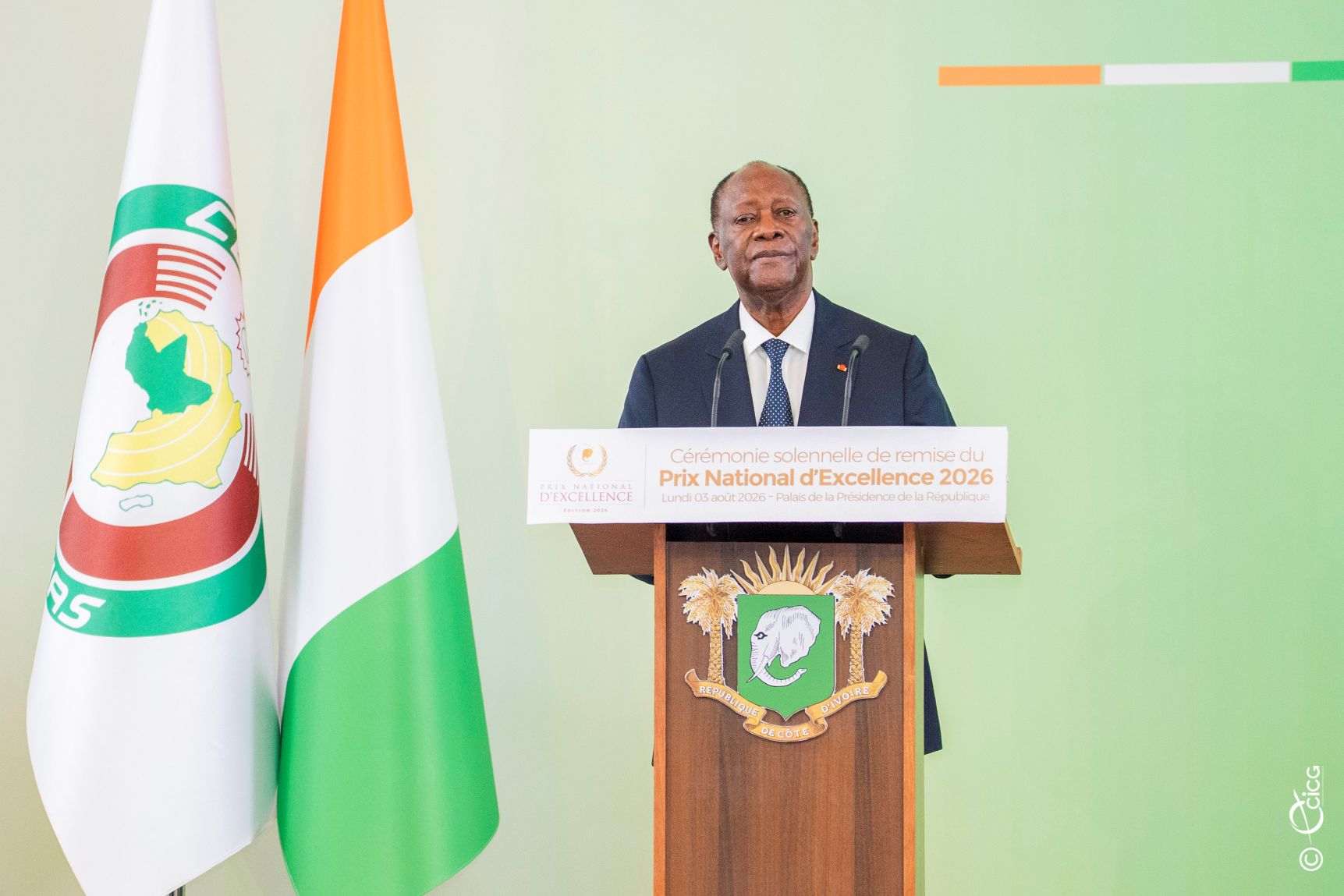 Prix national d’excellence 2026 : le président Alassane Ouattara annonce la réforme du prix, à compter de l'édition 2027