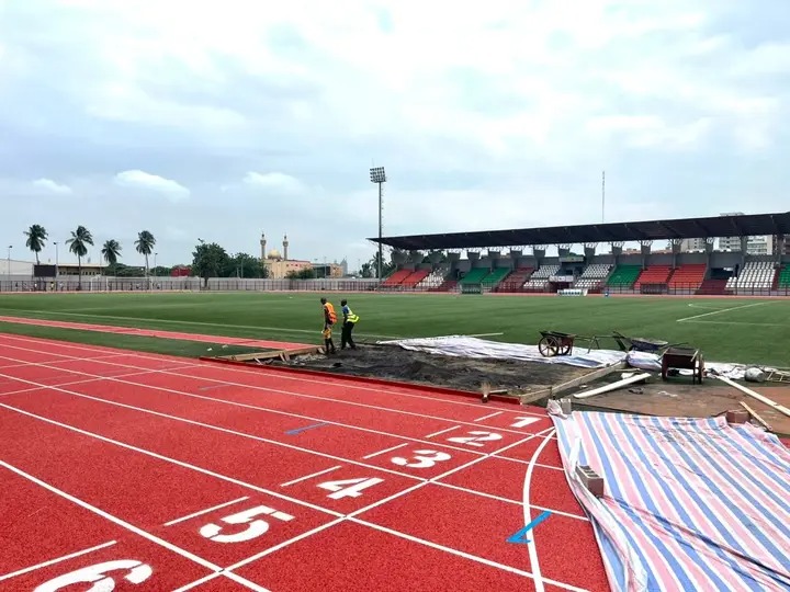 Stade Robert Champroux de Marcory : la piste d’athlétisme fait peau neuve