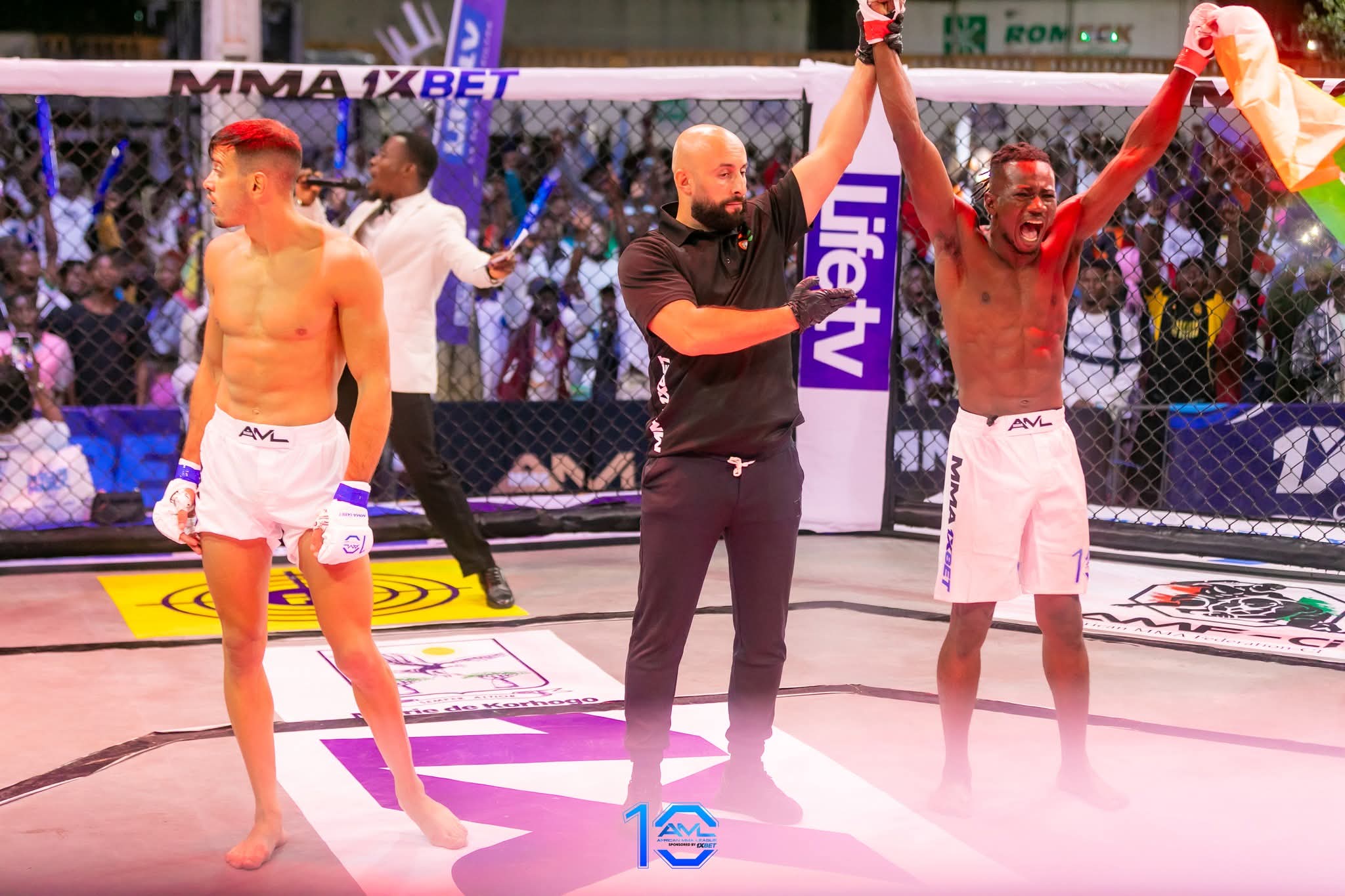 African MMA League (AML 10) à Korhogo : les Ivoiriens frappent fort, Ismaël Bakayoko salue une soirée « inoubliable »