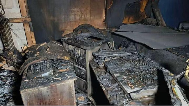 La régie technique de la Radio nationale catholique ravagée par un incendie