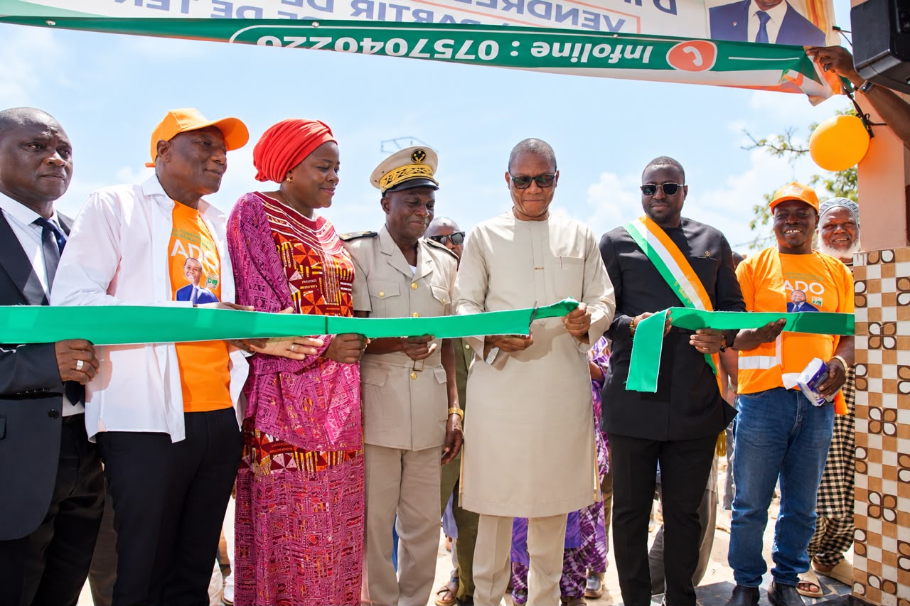 Tengrela : Bruno Koné inaugure le siège des transporteurs et annonce des avancées pour la réfection de l’axe Boundiali-Tengrela